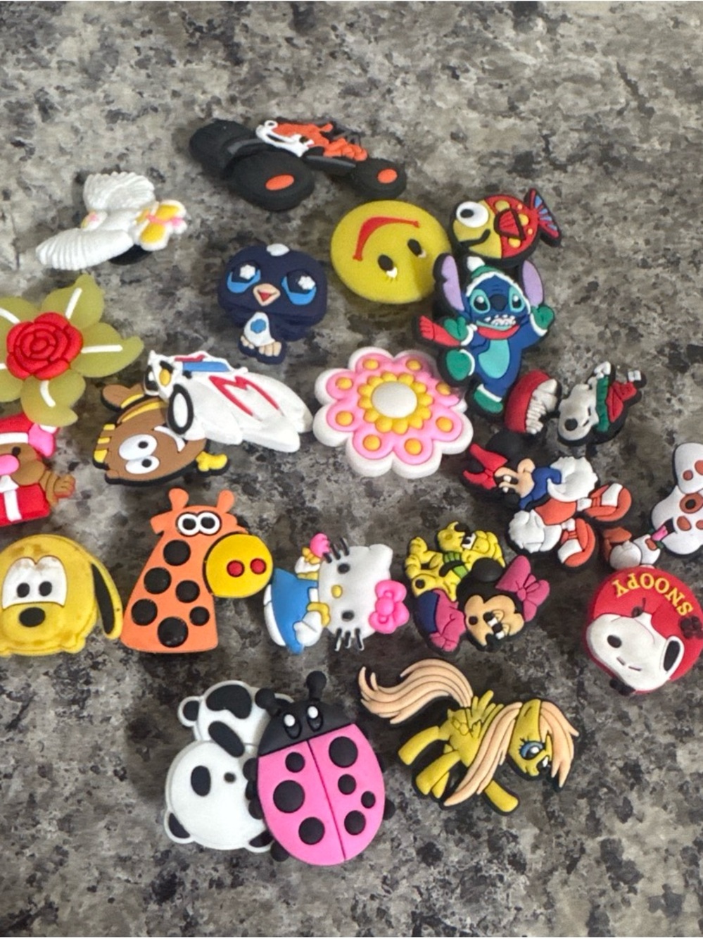 Kids Character Shoe Charms - Assorted Colors